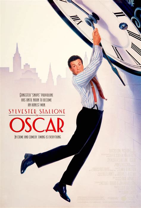 May 6, 2003 · Based on the Claude Magnier stage play, Oscar was Director, John Landis's remake of the 1967 French film of the same name. A farcical comedy much in the vein of classic screwball comedies, it was what was intended to be a comedy vehicle for Sylvester Stallone, who was more synonymous with his tough guy, action movie roles. 